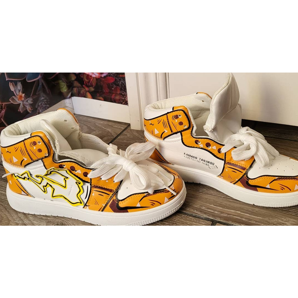 Kids Japanese Anime Sneakers shoes new Orange